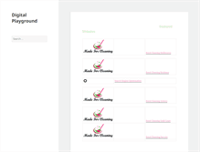 Tablet Screenshot of digitalplayground.com.au