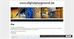 Desktop Screenshot of digitalplayground.be