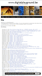 Mobile Screenshot of digitalplayground.be